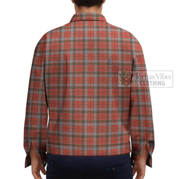 Robertson Weathered Tartan Unisex Lapel Cotton Jacket