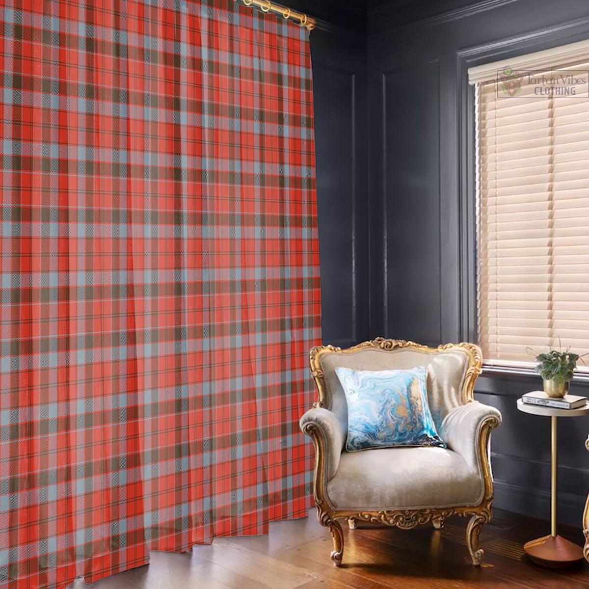 Robertson Weathered Tartan Window Curtain