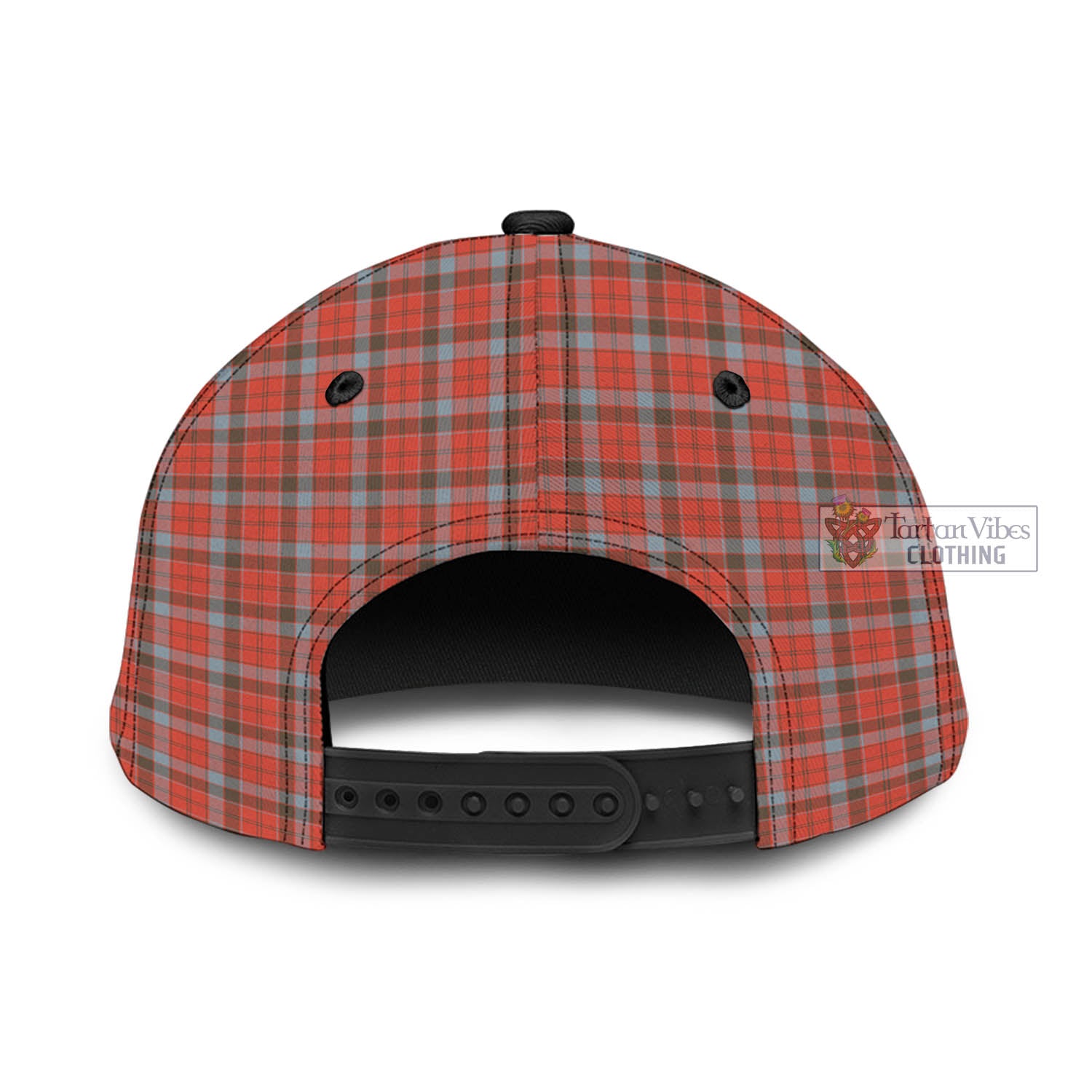 Tartan Vibes Clothing Robertson Weathered Tartan Classic Cap with Family Crest In Me Style