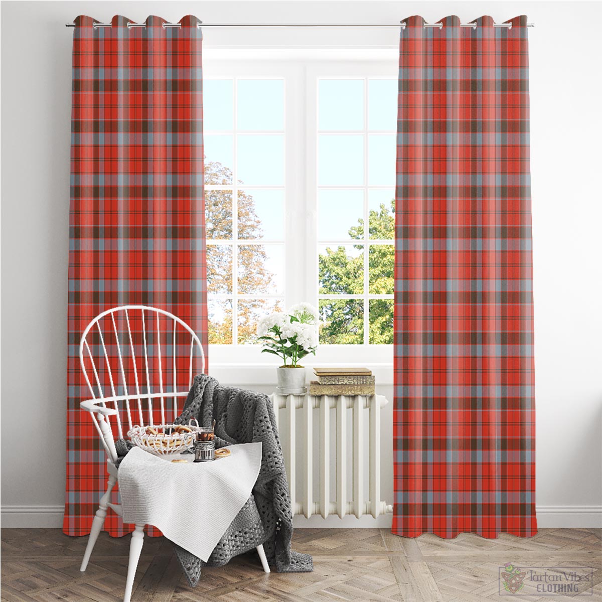 Robertson Weathered Tartan Window Curtain