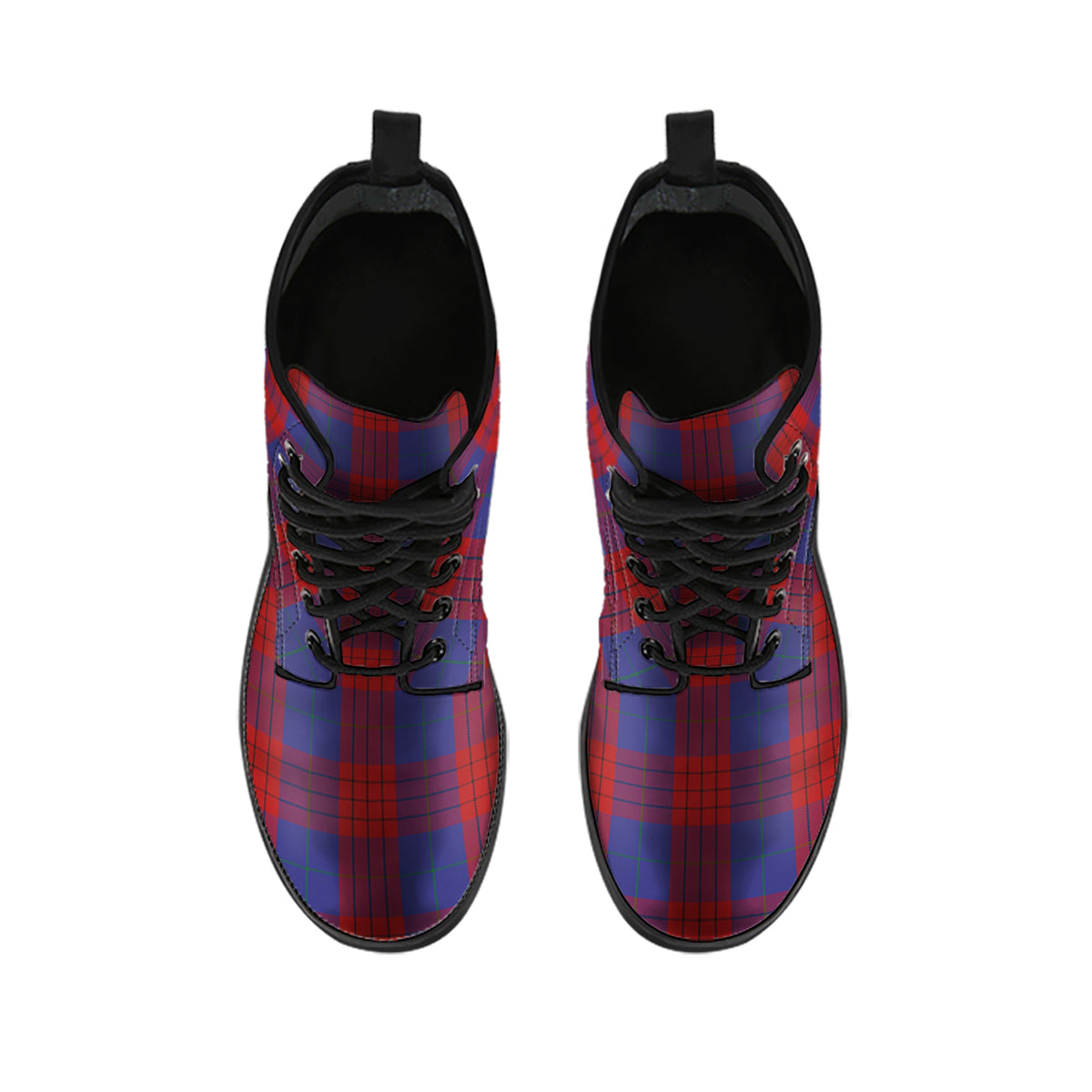 Robinson Tartan Leather Boots - Tartan Vibes Clothing