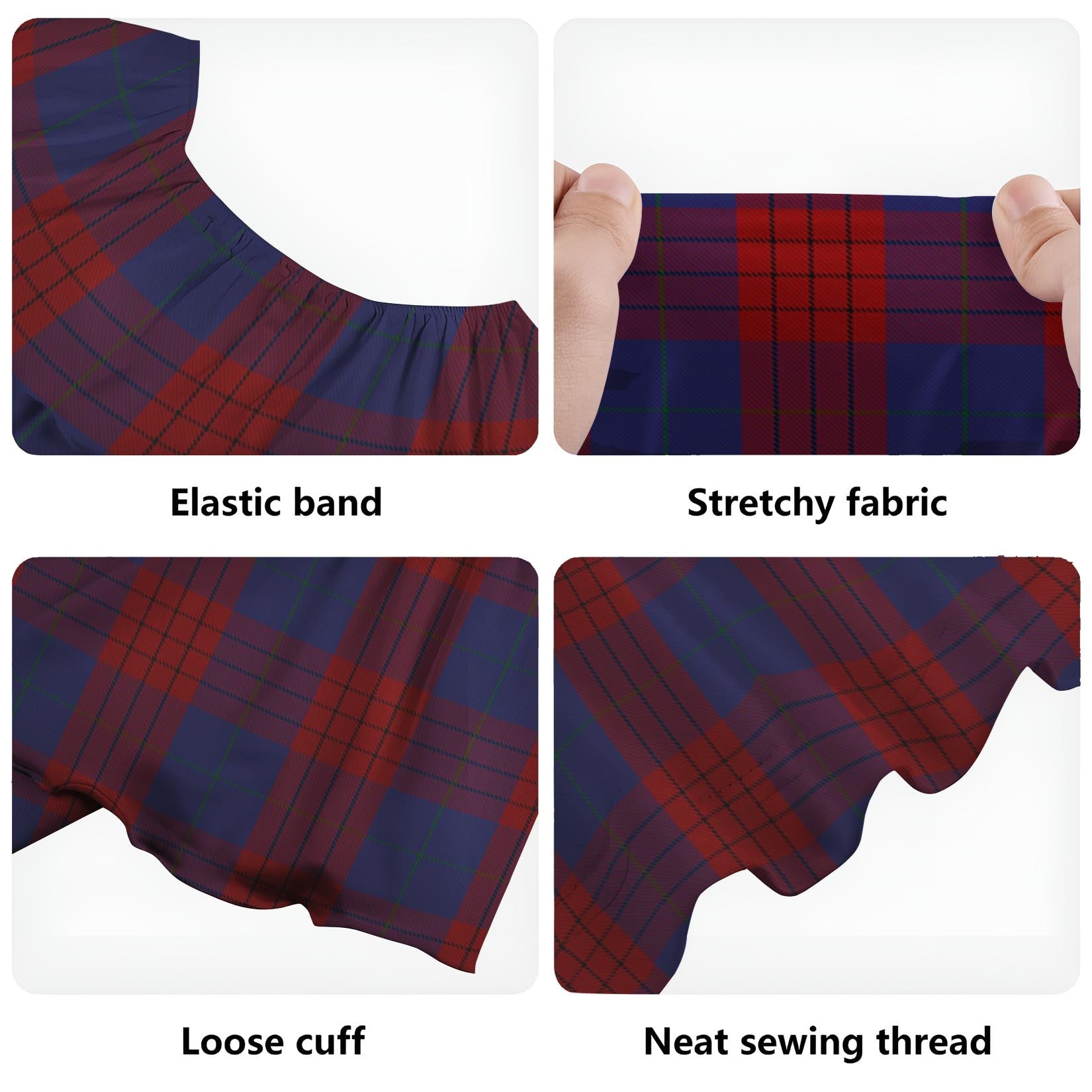 Robinson Tartan Off Shoulder Long Dress - Tartan Vibes Clothing