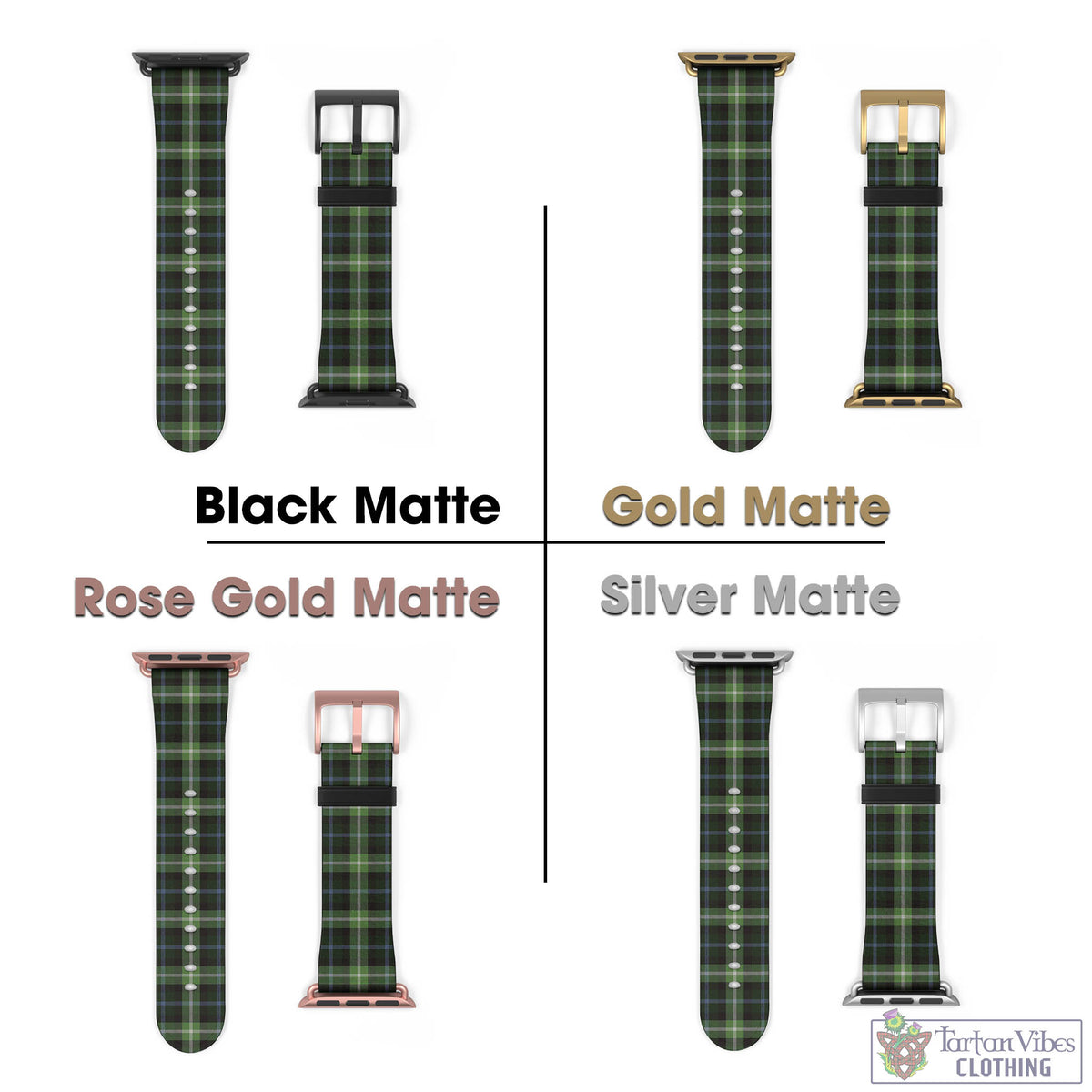 Rodger Tartan Watch Band 42 - 45 mm - Tartan Vibes Clothing