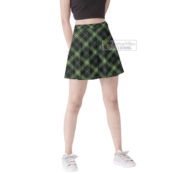 Rodger Tartan Women's Plated Mini Skirt