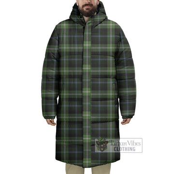 Rodger Tartan Long Down Jacket