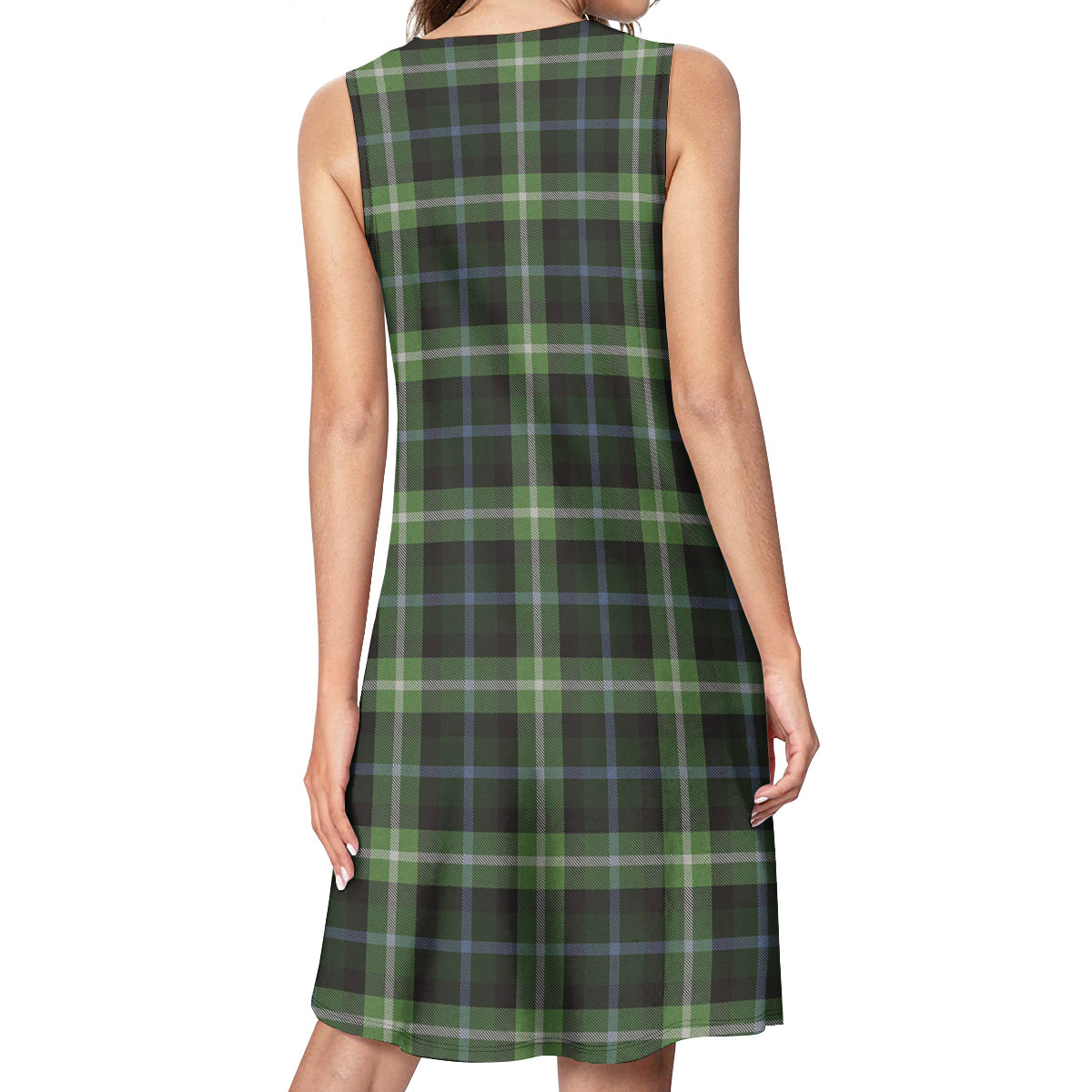 Rodger Tartan Womens Casual Dresses - Tartanvibesclothing