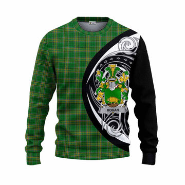 Rogan Irish Clan Knitted Sweater Celtic Circle Style Unisex - Tartan Vibes Clothing
