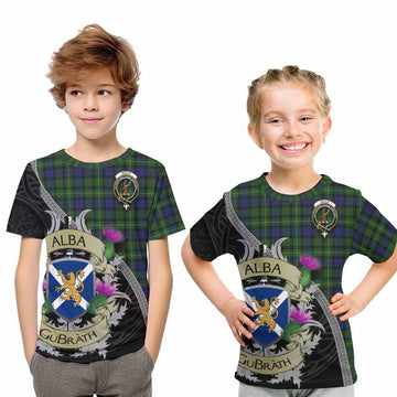 Rollo Tartan Family Crest Kid T-Shirt Lion Rampant Royal Thistle Shield Celtic Inspired Youth XL Size14 - Tartan Vibes Clothing