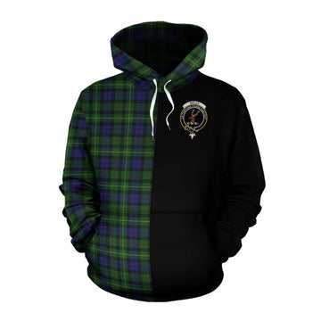 Rollo Tartan Cotton Hoodie with Family Crest and Half Of Me Style