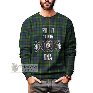 Rollo Tartan Sweatshirt with Family Crest DNA In Me Style