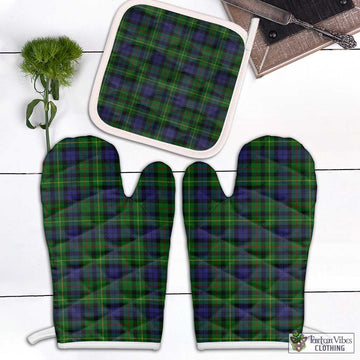 Rollo Tartan Combo Oven Mitt & Pot-Holder White - Tartan Vibes Clothing