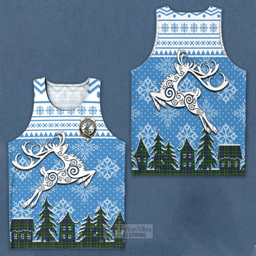 Rollo Clan Christmas Men's Tank Top Celtic Reindeer Style Men - Tartan Vibes Clothing