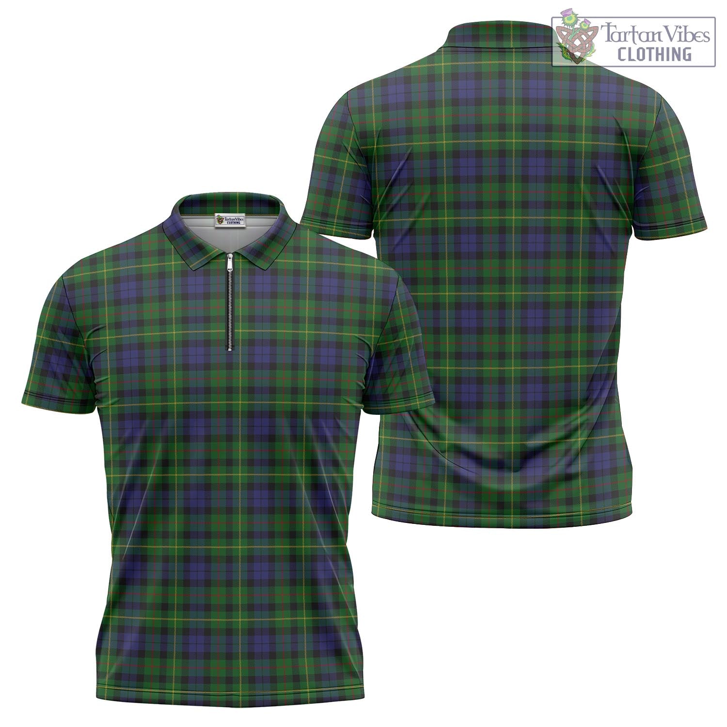 Tartan Vibes Clothing Rollo Tartan Zipper Polo Shirt