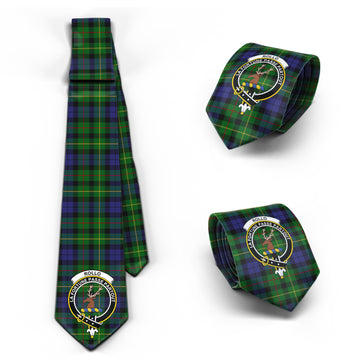 Rollo Tartan Classic Necktie with Family Crest