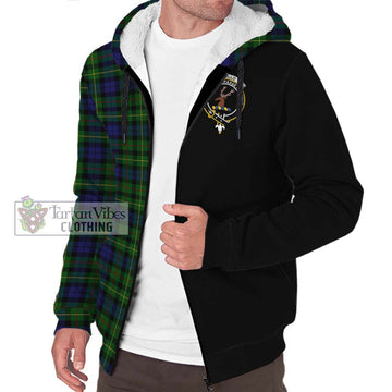 Rollo Tartan Sherpa Hoodie with Family Crest and Half Of Me Style