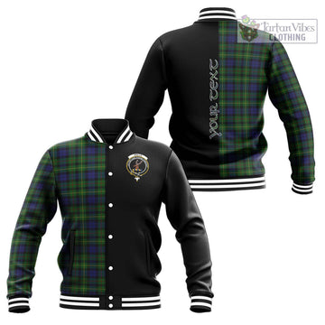 Rollo Tartan Baseball Jacket with Family Crest and Half Of Me Style