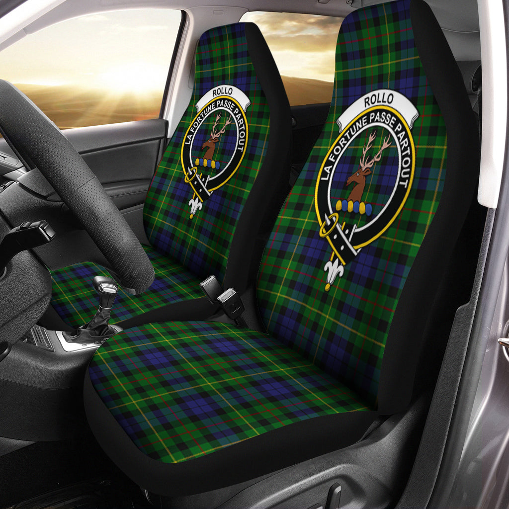Rollo Tartan Car Seat Cover with Family Crest One Size - Tartan Vibes Clothing
