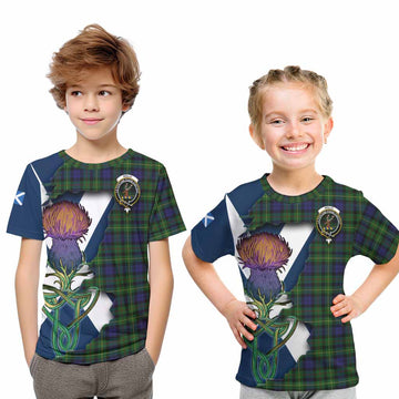 Rollo Tartan Family Crest Kid T-Shirt Scottish Thistle Celtic Inspired Youth XL Size14 - Tartan Vibes Clothing