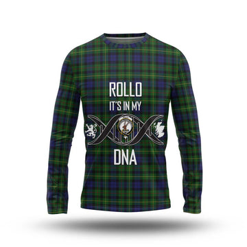 Rollo Tartan Long Sleeve T-Shirt with Family Crest DNA In Me Style