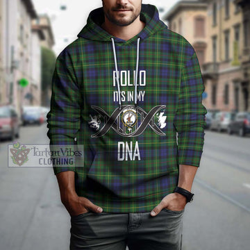 Rollo Tartan Hoodie with Family Crest DNA In Me Style