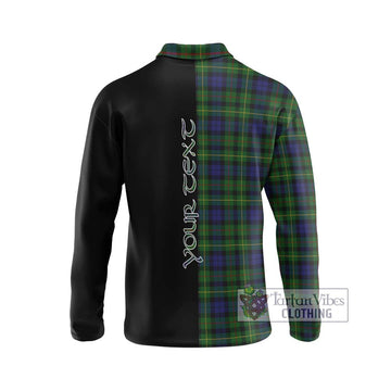 Rollo Tartan Long Sleeve Polo Shirt with Family Crest and Half Of Me Style