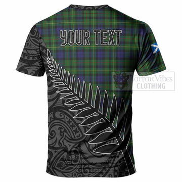 Rollo Crest Tartan T-Shirt with New Zealand Silver Fern Half Style