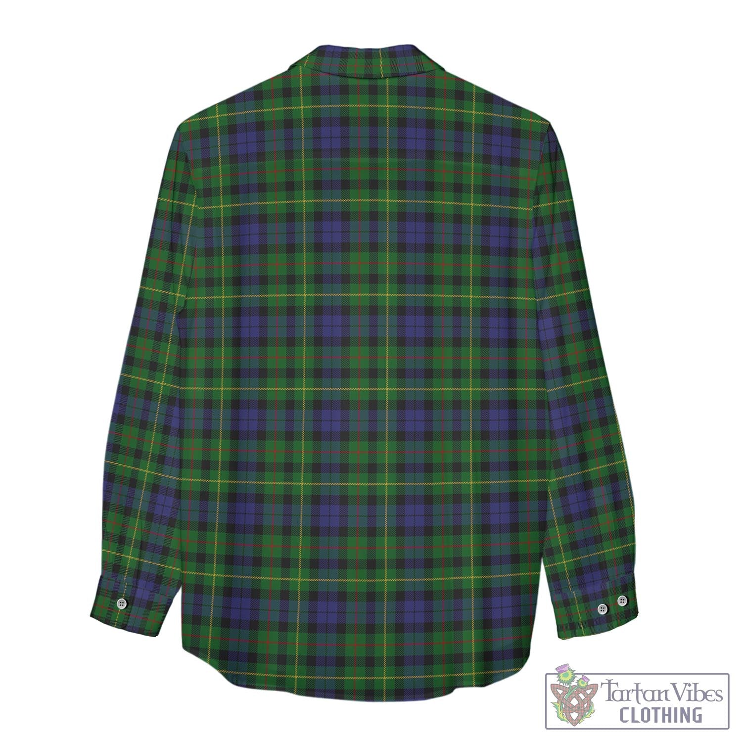 Tartan Vibes Clothing Rollo Tartan Womens Casual Shirt with Family Crest