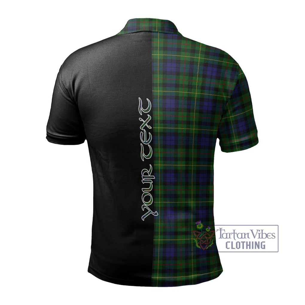 Rollo Tartan Polo Shirt with Family Crest and Half Of Me Style - Tartanvibesclothing Shop