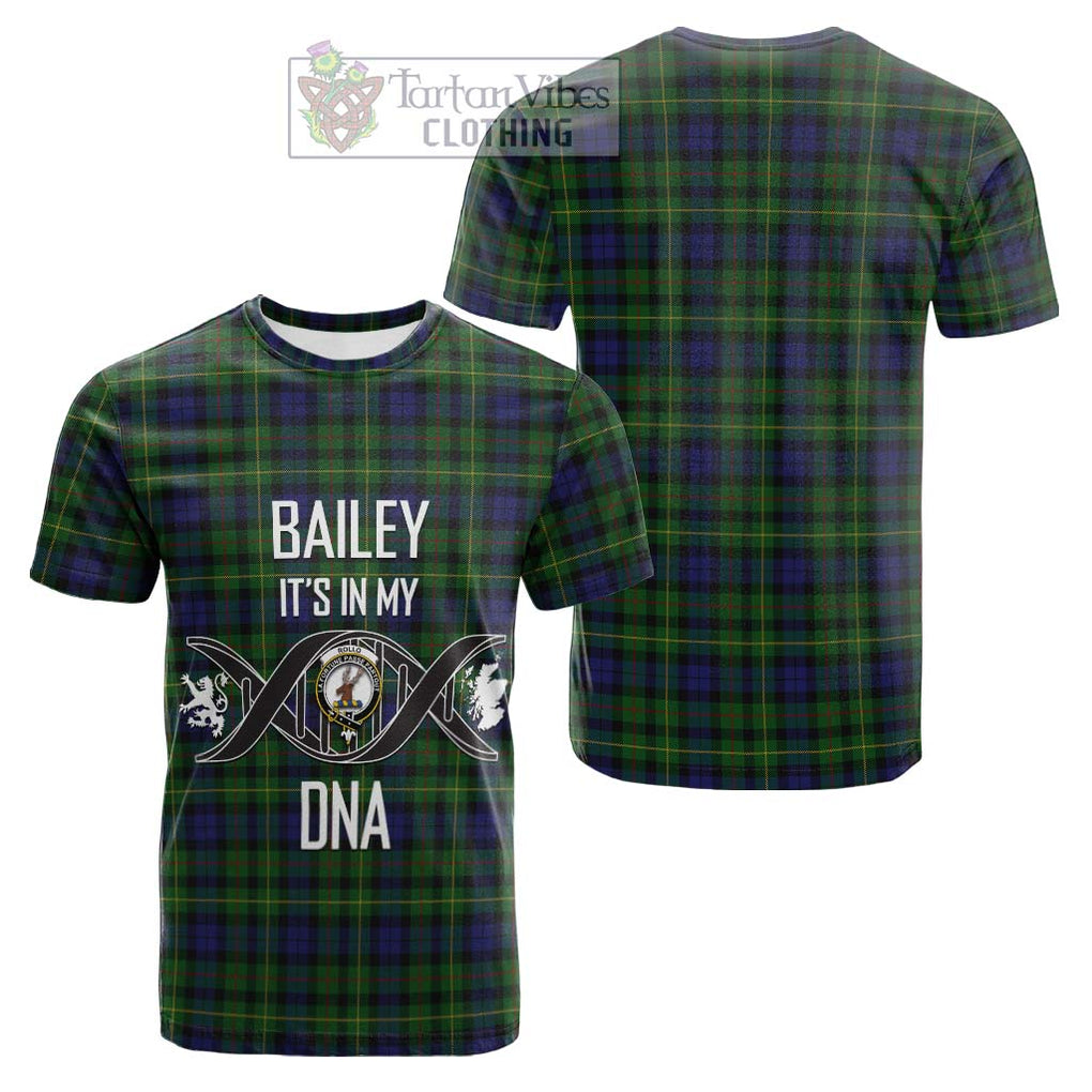 Tartan Vibes Clothing Rollo Tartan Cotton T-shirt with Family Crest DNA In Me Style