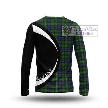 Rollo Tartan Long Sleeve T-Shirt with Family Crest Circle Style