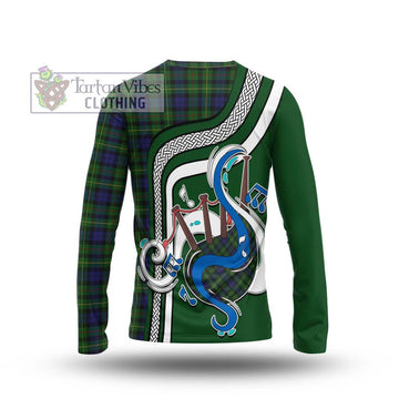 Rollo Tartan Long Sleeve T-Shirt with Epic Bagpipe Style