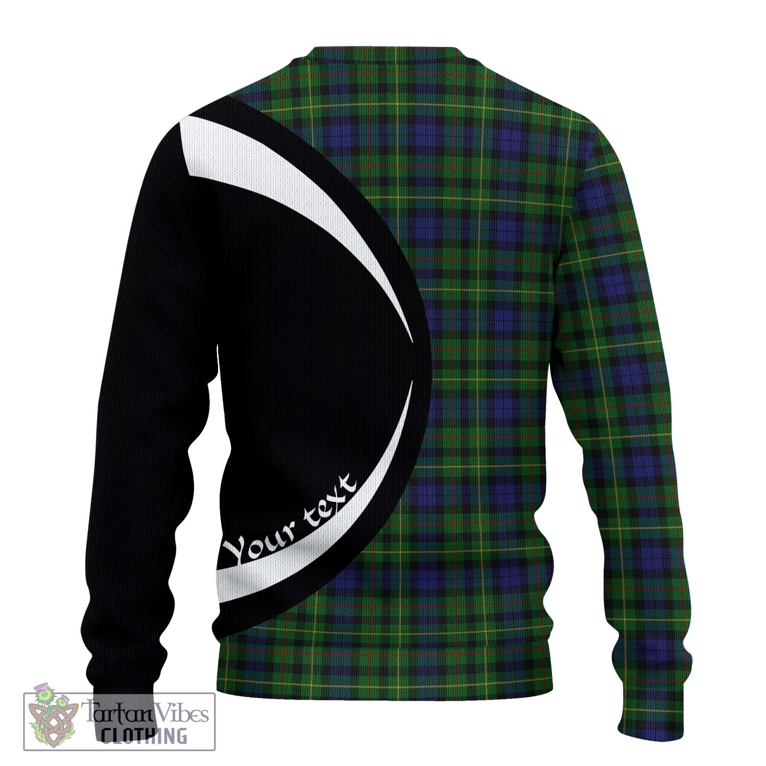 Rollo Tartan Knitted Sweater with Family Crest Circle Style - Tartan Vibes Clothing