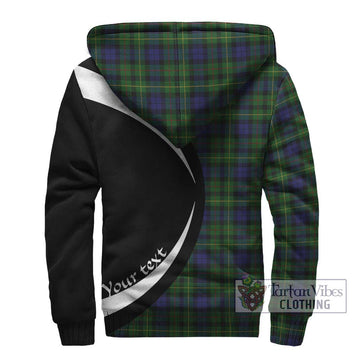 Rollo Tartan Sherpa Hoodie with Family Crest Circle Style