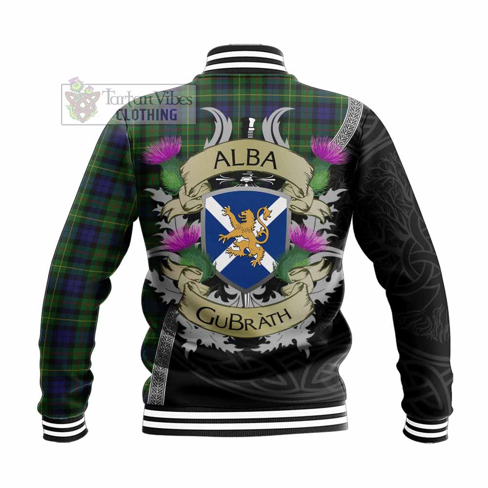 Rollo Tartan Family Crest Baseball Jacket Lion Rampant Royal Thistle Shield Celtic Inspired - Tartan Vibes Clothing