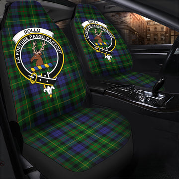 Rollo Tartan Car Seat Cover with Family Crest - Tartan Vibes Clothing