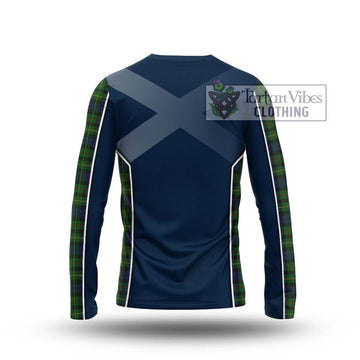 Rollo Tartan Long Sleeve T-Shirt with Family Crest and Lion Rampant Vibes Sport Style