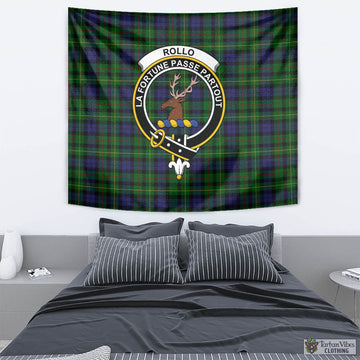 Rollo Tartan Tapestry Wall Hanging and Home Decor for Room with Family Crest