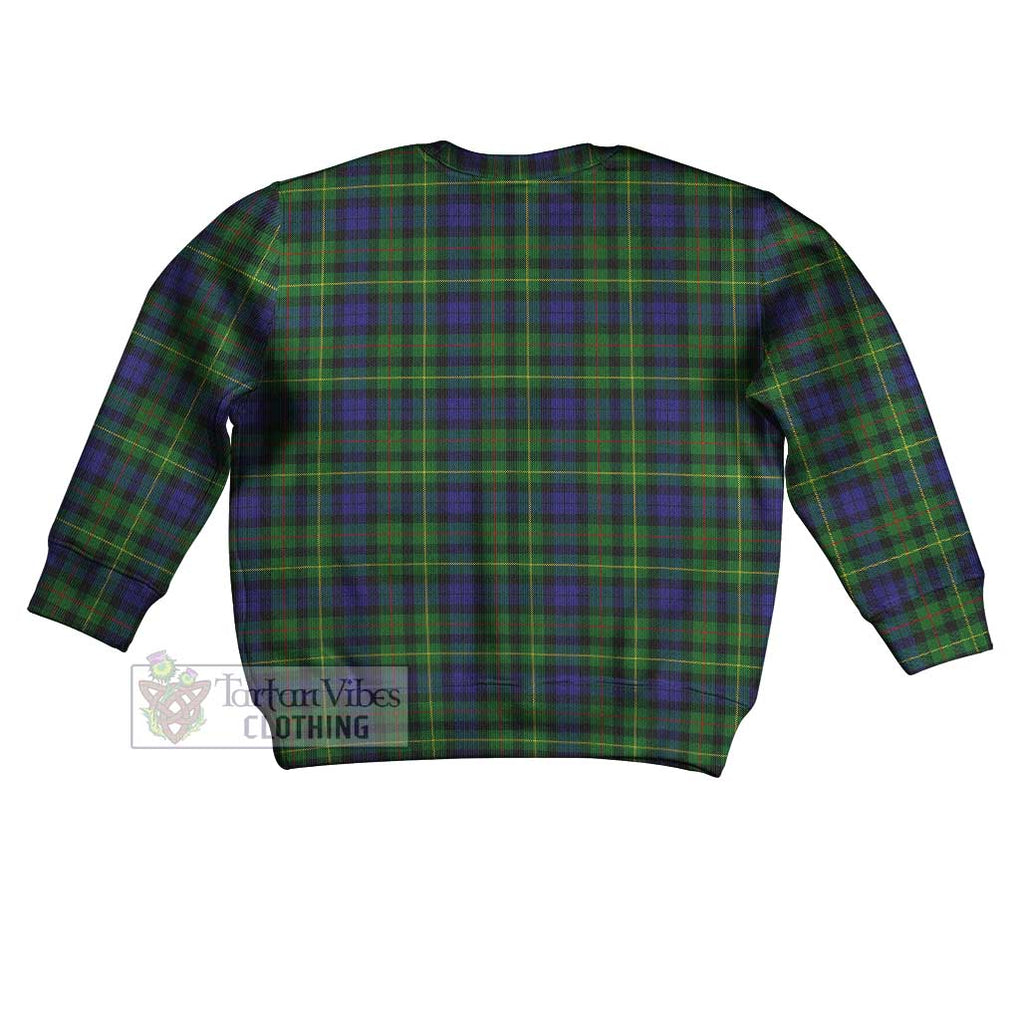 Tartan Vibes Clothing Rollo Tartan Kid Ugly Sweater with Family Crest