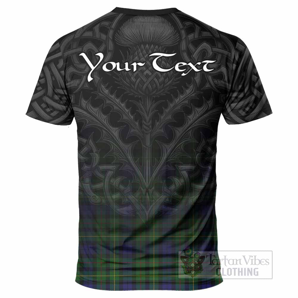 Tartan Vibes Clothing Rollo Tartan T-Shirt with Family Crest Celtic Thistle Vibes