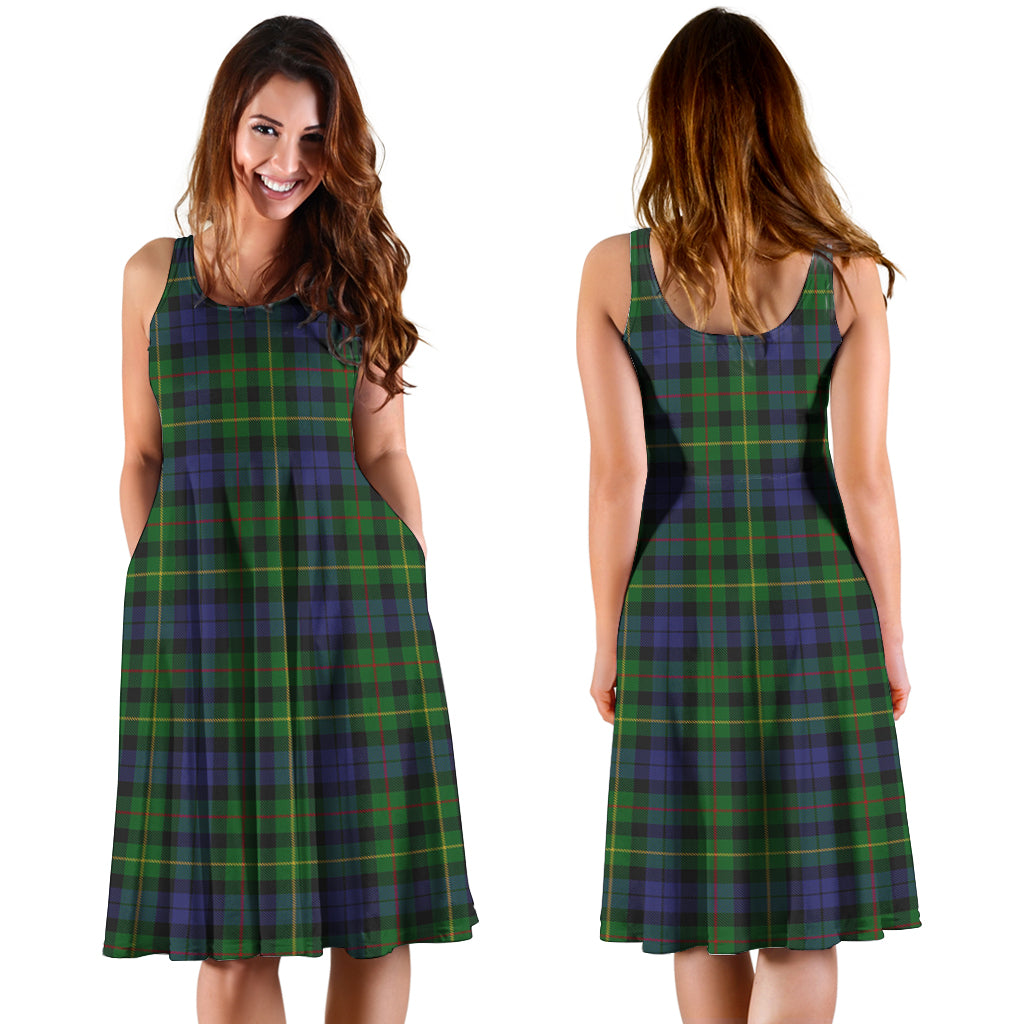 rollo-tartan-sleeveless-midi-womens-dress