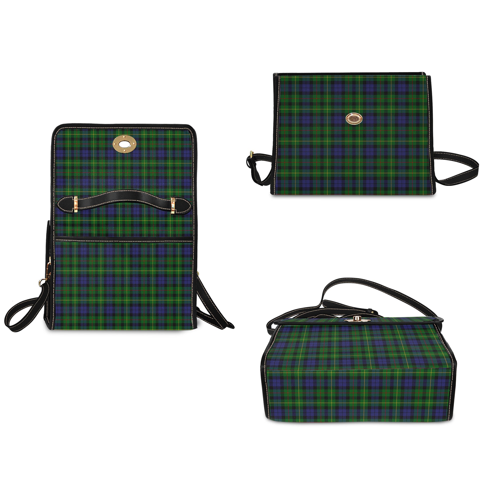 rollo-tartan-leather-strap-waterproof-canvas-bag