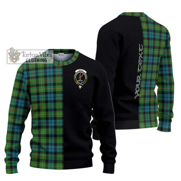 Rollo Ancient Tartan Ugly Sweater with Family Crest and Half Of Me Style