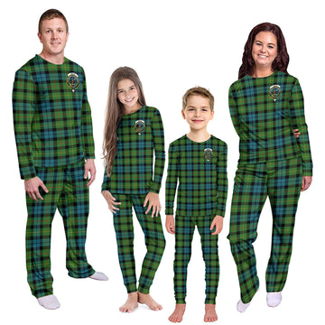 Rollo Ancient Tartan Pajamas Family Set with Family Crest