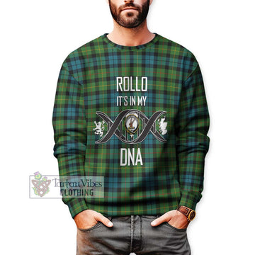 Rollo Ancient Tartan Sweatshirt with Family Crest DNA In Me Style