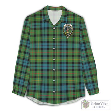 Rollo Ancient Tartan Women's Casual Shirt with Family Crest