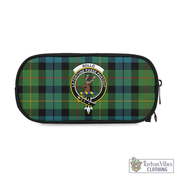 Rollo Ancient Tartan Pen and Pencil Case with Family Crest