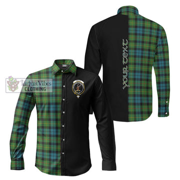 Rollo Ancient Tartan Long Sleeve Button Shirt with Family Crest and Half Of Me Style