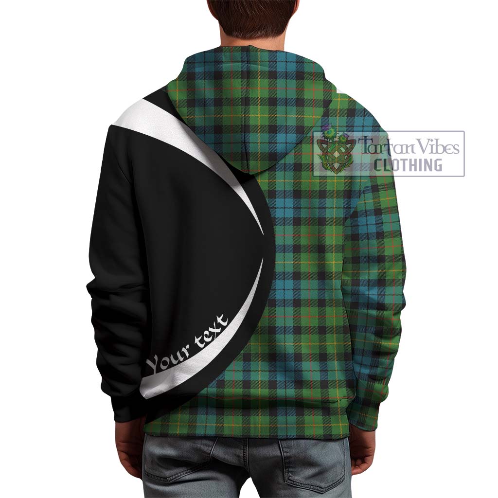 Rollo Ancient Tartan Hoodie with Family Crest Circle Style - Tartan Vibes Clothing