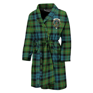 Rollo Ancient Tartan Bathrobe with Family Crest