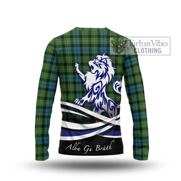 Rollo Ancient Tartan Long Sleeve T-Shirt with Alba Gu Brath Regal Lion Emblem